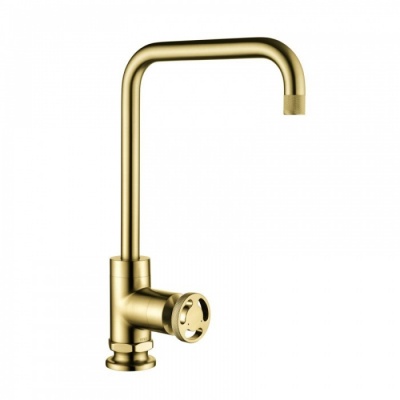 Henry Holt Single Lever Kitchen Tap - Brushed Gold Brass